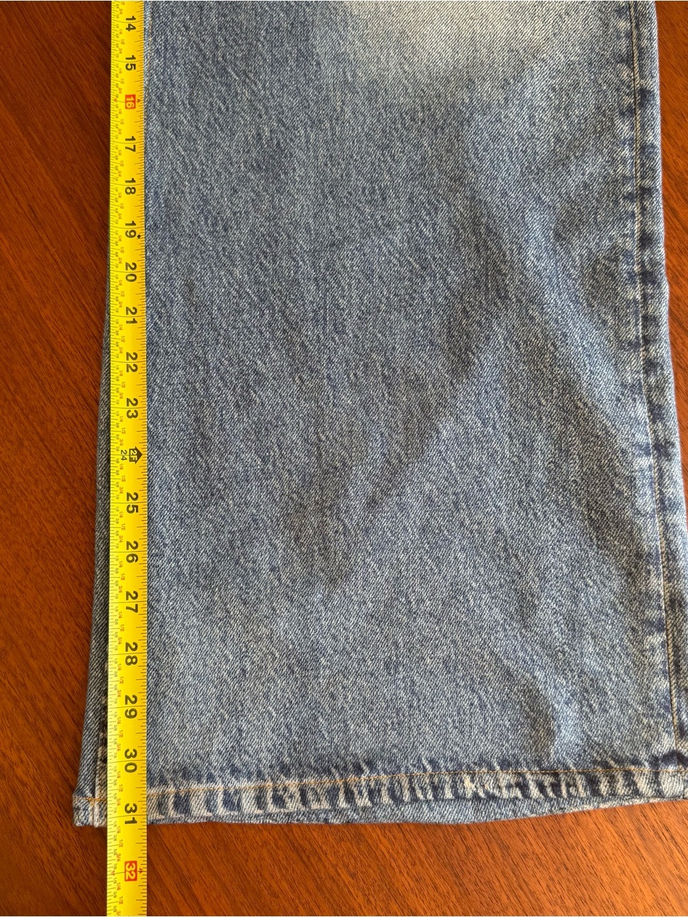 Rag & Bone Miramar Sofie Women’s Wide Leg Terry Jeans Minetta Blue Size 28 - Picture 10 of 13